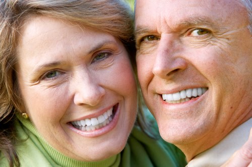 dental implants hapy older couple st peters