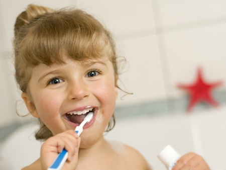 st peters toddler brushing teeth